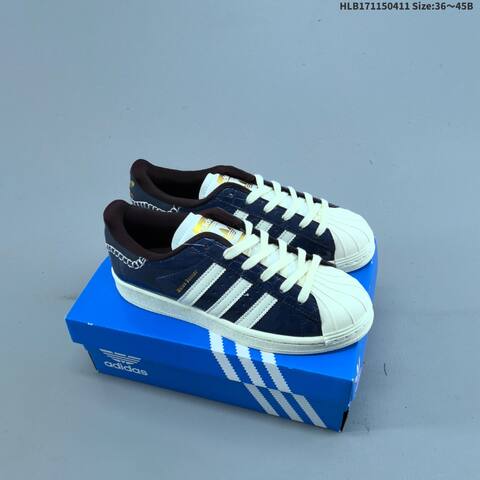 Adidas Superstar Grey White Gold Black EU 36-45 Skate Shoe - Unisex (BS-60819)