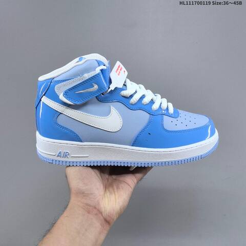 Nike Air Force 1 Mid 07 Blue White Light Blue EU 36-45 Sneaker - Unisex (BS-61890)