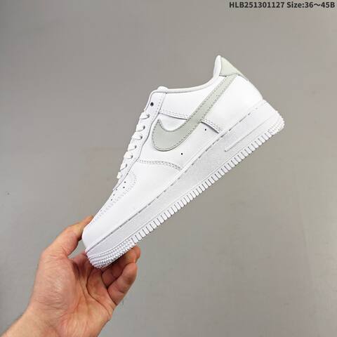 Nike Air Force 1 07 White Light Grey Gold EU 36-45 Sneaker - Unisex (BS-63007)