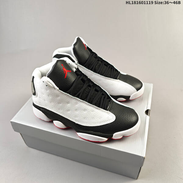 Jordan Air Jordan 13 black/white/red 36~46B basketball