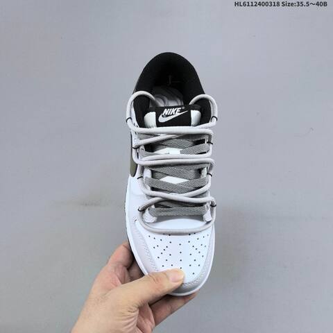 Nike Dunk SB Low White Grey Black EU 35 5-40 Skate Shoe - Unisex (BS-61269)