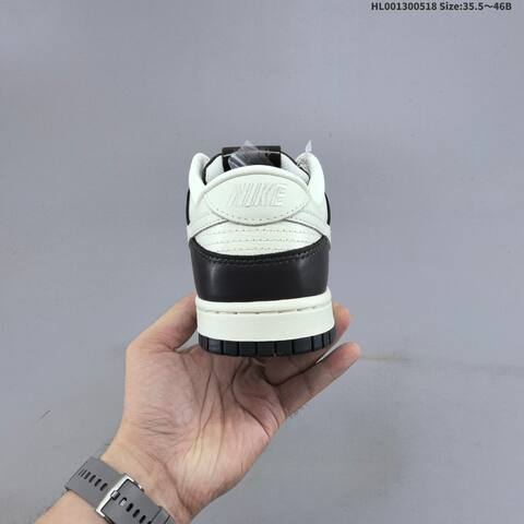 Nike SB Dunk Low Fauna Brown Dark Brown Cream Off White Black EU 35 5-46 Skate Shoe - Unisex (BS-60296)