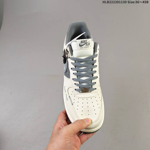 Nike Air Force 1 07 LV8 DF0188 114 Off White Grey EU 36 45 Sneaker EU 36-45 - Unisex (BS-62937)