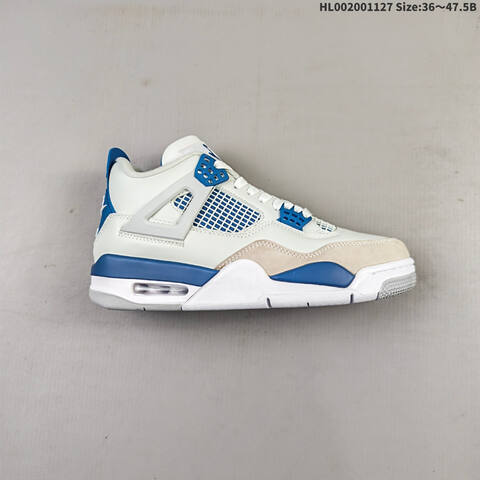Air Jordan 4 Retro Military Blue 2024 AIR JORDAN 4 Aj4 Lifestyle (BS-67652)