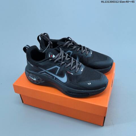 Nike Air Zoom Winflo V2 Dark Grey Black White Orange EU 40-45 Running Shoe - Men's (BS-61362)