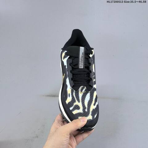 Nike Air Zoom Pegasus Premium SE Black White Gold Beige EU 35 5-46 5 Running Shoe - Unisex (BS-60367)