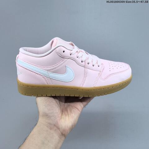 Air Jordan 1 Low Pink Gum AIR JORDAN 1 Aj1 Lifestyle (BS-66586)