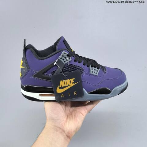 Air Jordan 4 Retro OG Imperial Purple Replica AIR JORDAN 4 Aj4 Lifestyle (BS-66497)