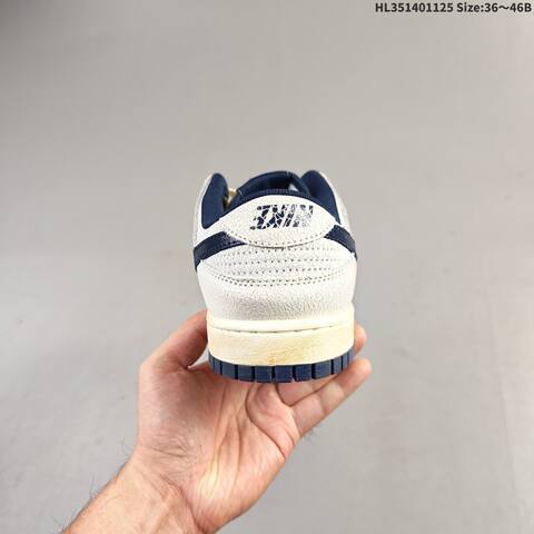 Nike SB Dunk Low IH6766-001 Off White Navy Gold Cream EU 36-46 Skate Shoe - Unisex (BS-63081)