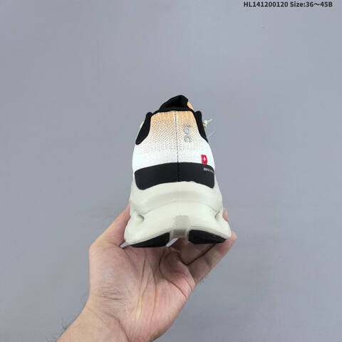 On Running Cloudtilt White Peach Cream Black EU 36-45 Running Shoe Running Sneakers - Unisex (BS-69706)