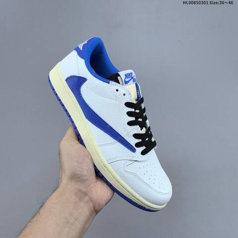 Travis Scott x Fragment Design x Air Jordan 1 Low OG AIR JORDAN 1 Aj1 Lifestyle (BS-66647)