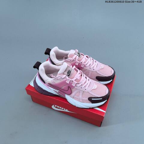 Nike V2K Run Light Pink Dark Pink Purple White Black EU 36-41 Running Shoe - Unisex (BS-59883)