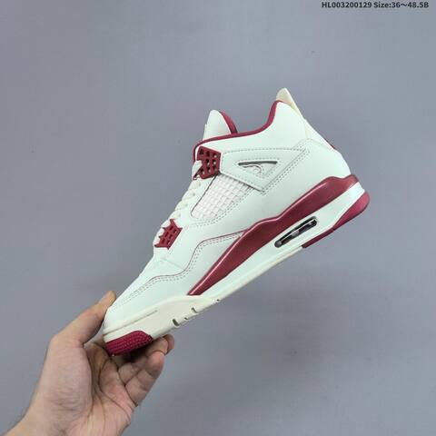 Air Jordan 4 Retro Sierra Red WMNS AIR JORDAN 4 Aj4 Lifestyle (BS-66778)
