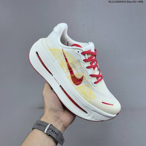 Nike Air Zoom Vomero Premium White Red Yellow EU 36-46 Running Shoe - Unisex (BS-60691)