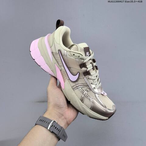 Nike V2K Run Beige Pink Brown Light Purple EU 35 5-41 Running Shoe - Unisex (BS-60674)