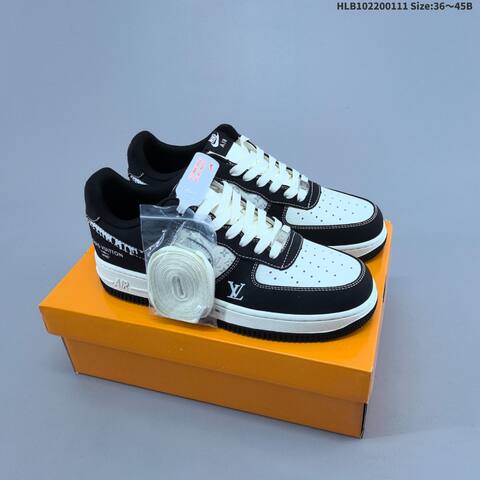 Nike Air Force 1 07 Low Off White Navy Red EU 36-45 Sneaker - Unisex (BS-62065)