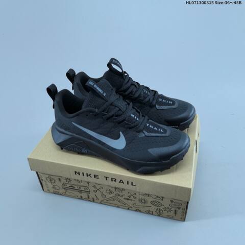 Nike ReactX Wildhorse 10 FV2338-015 Black White Yellow EU 36-45 Trail Shoe - Unisex (BS-61308)