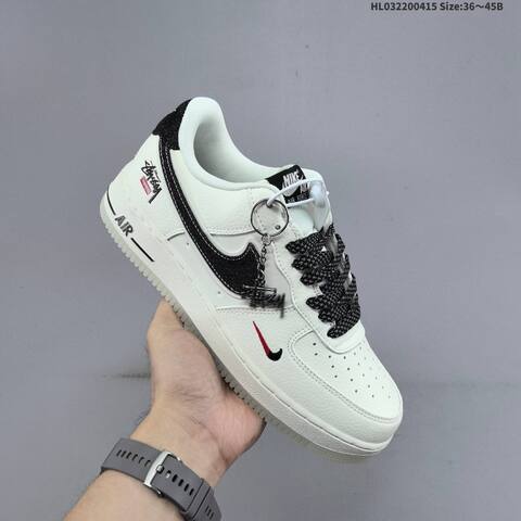 Nike Air Force 1 07 LV8 DN9688-105 Off White Black Red EU 36-45 Sneaker - Unisex (BS-60723)