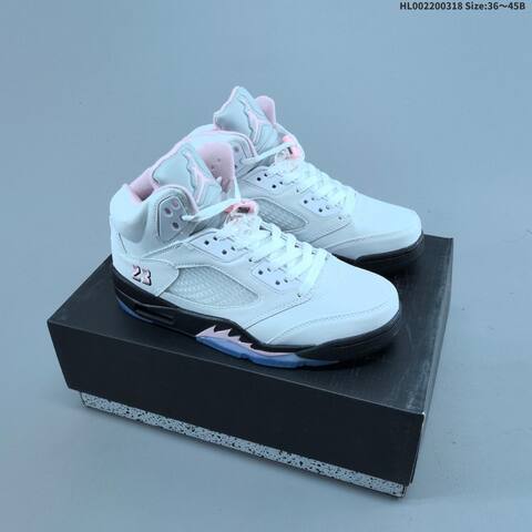 Air Jordan 5 Retro Medium Soft Pink AIR JORDAN 5 Aj5 Lifestyle (BS-66509)
