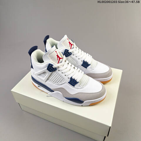 Nike SB x Air Jordan 4 Retro AIR JORDAN 4 Aj4 Lifestyle (BS-67553)