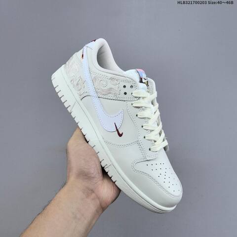 Nike SB Dunk Low Pro Light Off White Burgundy EU 40-46 Skate Shoe - Men's (BS-61565)
