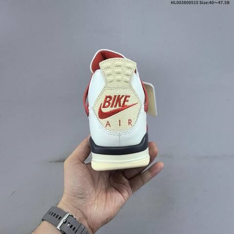 Nigel Sylvester x Air Jordan 4 Sail Cinnabar AIR JORDAN 4 Aj4 Lifestyle (BS-60316)