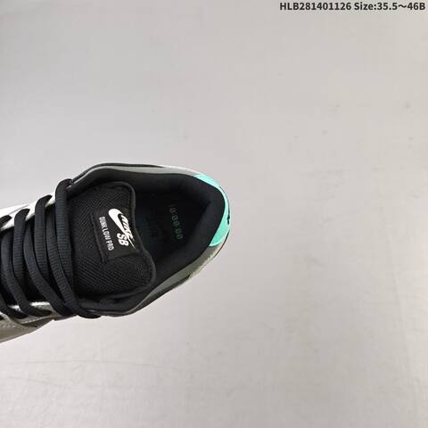 Nike SB Dunk Low Pro Grey Black White Mint EU 35 5-46 Skate Shoe - Unisex (BS-63031)