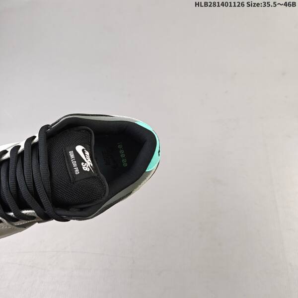 Nike SB Dunk Low Pro grey black white mint EU 35 5-46 skate shoe