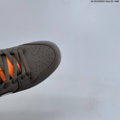 Nike SB Dunk Low Pro Dark Brown Orange Iridescent Grey EU 35-46 Skate Shoe - Unisex (BS-61600)
