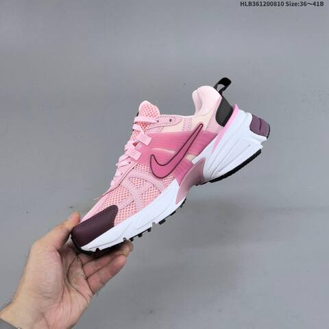 Nike V2K Run Light Pink Dark Pink Purple White Black EU 36-41 Running Shoe - Unisex (BS-59883)