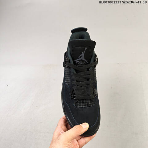 Air Jordan 4 Retro Black Cat AIR JORDAN 4 Aj4 Lifestyle (BS-67461)