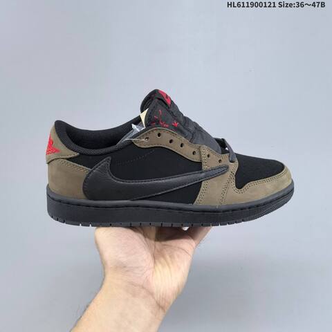 Air Jordan 1 Low Olive Grey AIR JORDAN 1 Aj1 1 Jordan Brand Lifestyle (BS-66889)