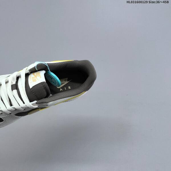 Nike Air Force 1 07 white dark brown gold yellow EU 36-45 sneaker