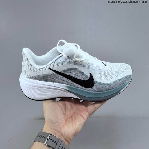 Nike Pegasus 42 Zoom White Black Silver Blue EU 36-45 Running Shoe - Unisex (BS-60328)