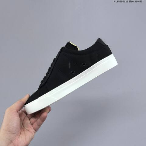 Nike Book Blazer Low Black Sail Yellow EU 36-45 Skate Shoe - Unisex (BS-60118)