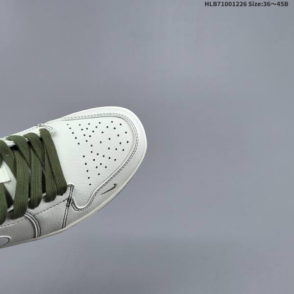 Nike Air Jordan 1 Low white/olive green EU 36~45 casual