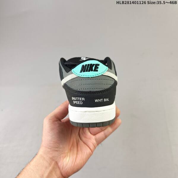 Nike SB Dunk Low Pro grey black white mint EU 35 5-46 skate shoe