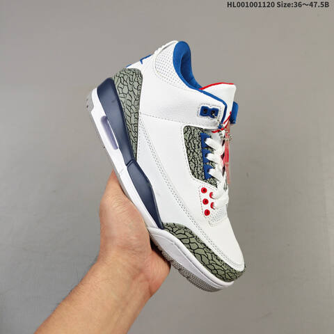 Air Jordan 3 Retro True Blue AIR JORDAN 3 Aj3 Lifestyle (BS-67759)