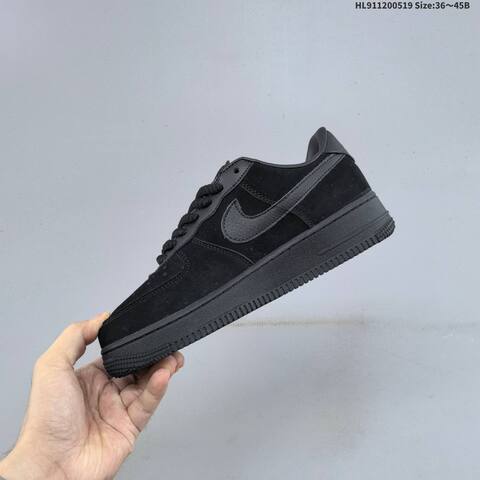 Nike Air Force 1 07 HF9109 001 All Black EU 36 45 Sneaker EU 36-45 - Unisex (BS-60256)