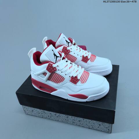 Nike Air Jordan 4 Retro AIR JORDAN AQ9129 501 ID HL371300130 Size 36 47B Lifestyle - Women's (BS-66762)