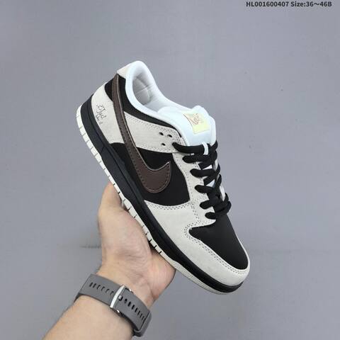 Nike SB Dunk Low City Of Love Black Light Beige Brown White EU 36-46 Skate Shoe - Unisex (BS-60909)