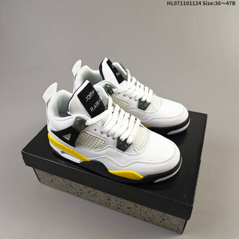 Air Jordan 4 Retro Tour Yellow Replica AIR JORDAN 4 Aj4 Lifestyle (BS-67698)