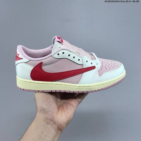 Travis Scott x Air Jordan 1 Low AIR JORDAN 1 Aj1 Lifestyle (BS-66637)