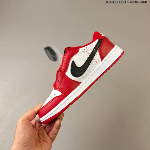 Travis Scott x Air Jordan 1 Low AIR JORDAN 1 Aj1 Lifestyle (BS-67827)