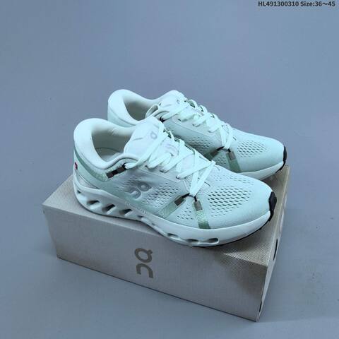 On Cloudsurfer 2 Mint White Silver Black EU 36-45 Running Shoe Running Sneakers - Unisex (BS-69684)