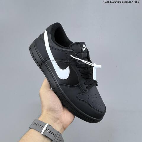 Nike Dunk Low Black White EU 36-45 Skate Shoe - Unisex (BS-60837)