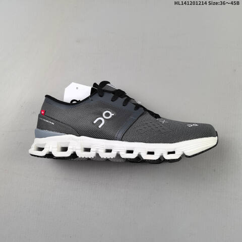 On Running Cloud X 4 Dark Grey Black White EU 36-45 Running Shoe Running Sneakers - Unisex (BS-69743)