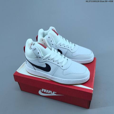 Nike Court Borough Mid White Grey Blue EU 36-45 Sneaker - Unisex (BS-61695)