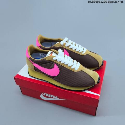 Nike LD-1000 Brown Tan Pink White EU 36-45 Running Shoe - Unisex (BS-62428)
