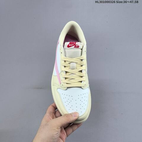 Nike Air Jordan 1 x Travis Scott AIR JORDAN IQ7604-101 35 5 36 36 5 37 5 38 Lifestyle - Women's (BS-66435)